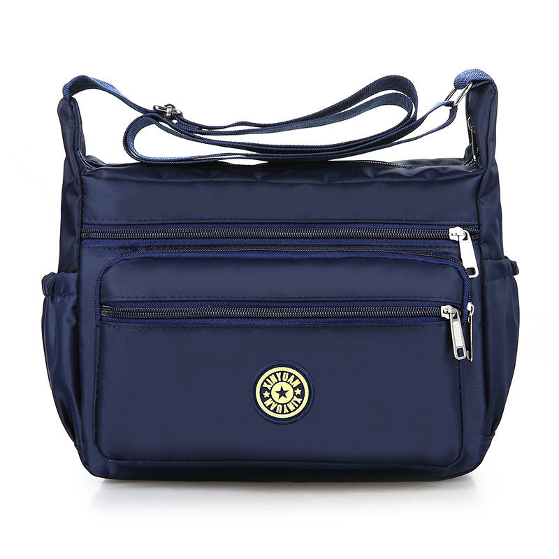 Wholesale Flower Cloth Oxford Cloth Single Shoulder Practical Middle aged Canvas Back Shoulder Bags